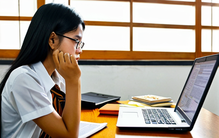 **Prompt Imej 1: Rigorous Preparation & Modern Civil Service**
A focused young Malaysian adult, of diverse ethnicity, deeply immersed in studying at a well-lit desk. The desk is adorned with open textbooks, neatly organized notes, and a laptop displaying complex diagrams related to digital transformation in government, economic policies, or critical thinking frameworks. A subtle element like a "teh tarik" mug or a local snack indicates the Malaysian setting. The atmosphere is one of intense concentration and intellectual pursuit, embodying the challenges and depth of preparing for a modern Malaysian public civil service exam, emphasizing analytical thought over rote memorization. The lighting is bright, and the overall mood is determined and forward-thinking.